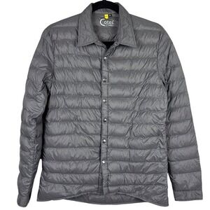 Cotes of London The Harrow Royale‎ Down Shirt Duck Down Jacket XS Gray Duck Down